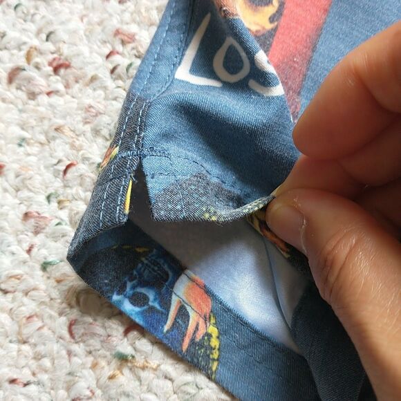 Lost Board Shorts Swim Mens L/M*Gray Skull Naked Snake Women Surf Goth - Picture 3 of 8